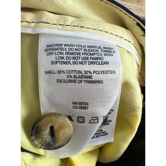 Columbia PFG Womens Shorts Regular Fit Navy Blue Size 6 - Picture 6 of 6